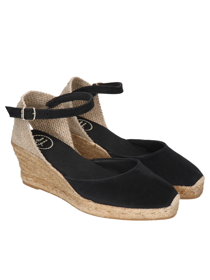 Black espadrilles Lloret, Toni Pons, Espadrilles, TP0004-02, Konopka Shoes