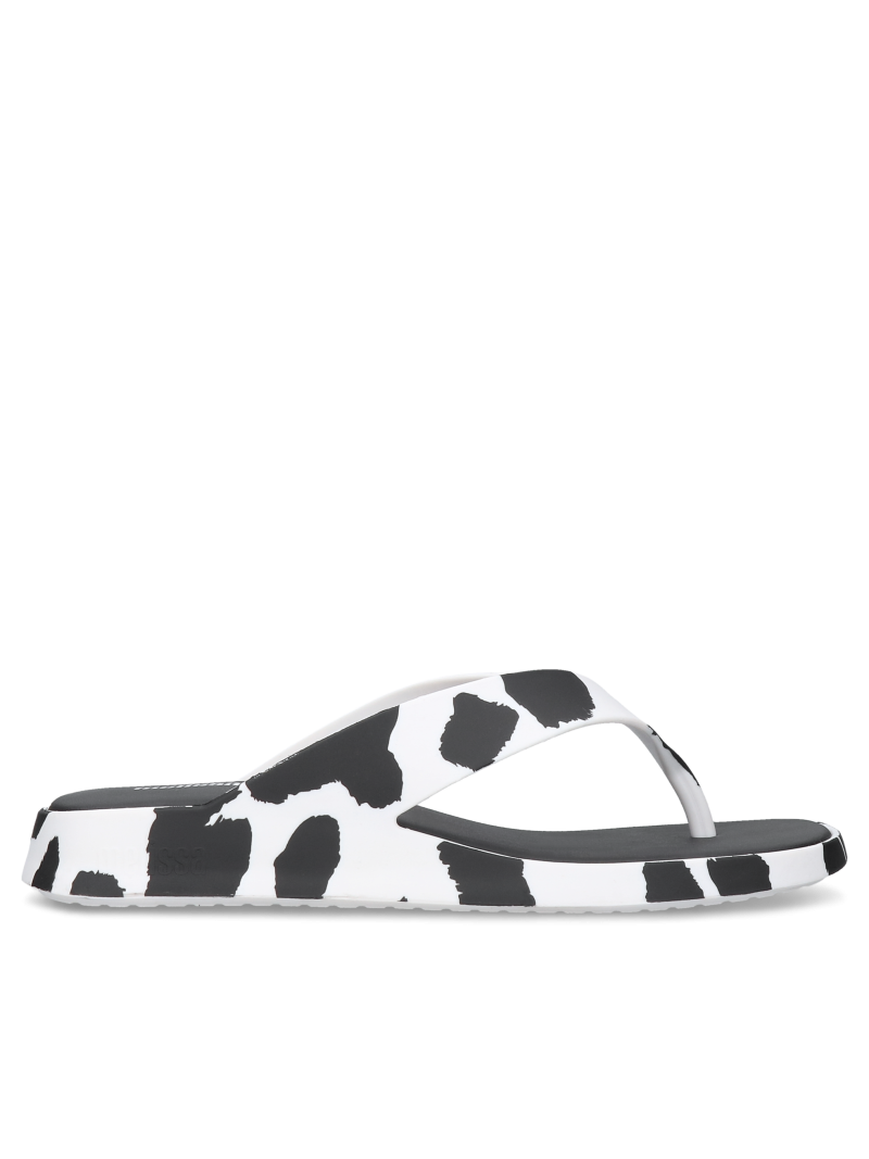 White and black flip-flops Brave, Melissa, Flip flops, ME0410-01, Konopka Shoes