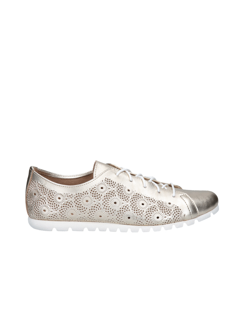 Gold women's sneakers - a combination of classic and modern Gold women's sneakers - a combination of classic and modern