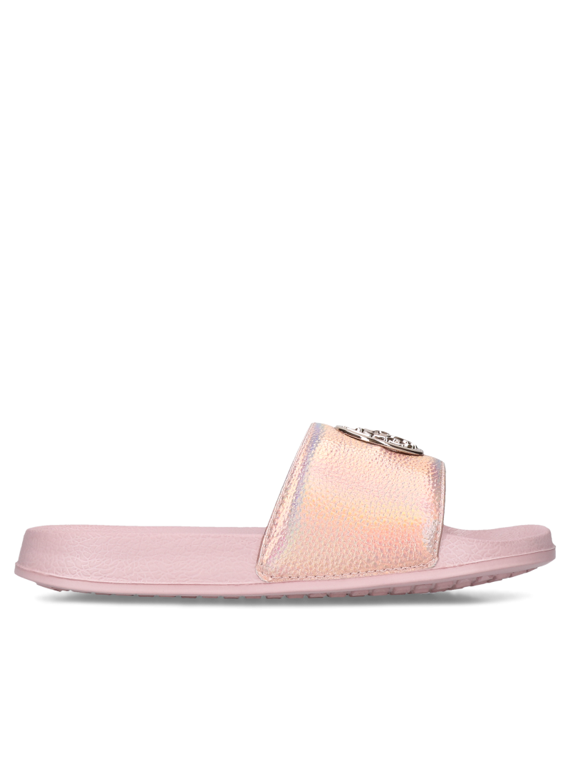 Pink comfortable lightweight beach flip-flops for women, U.S. Polo Assn., Konopka Shoes