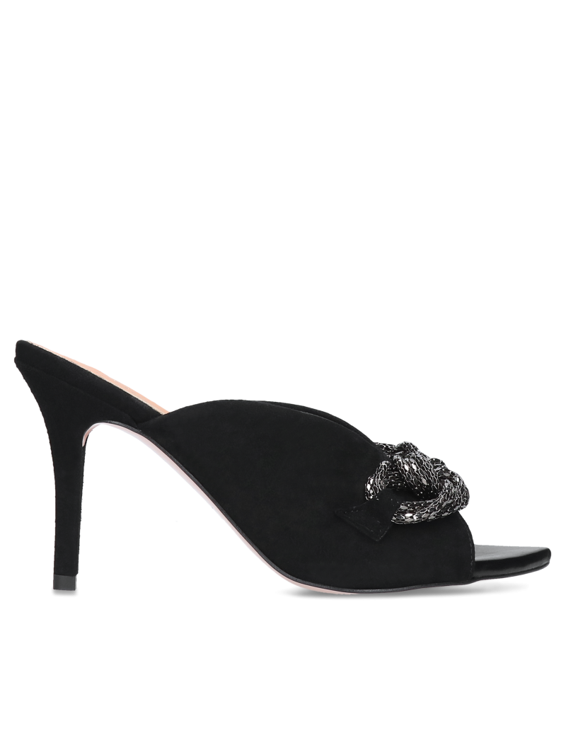 Black flip-flops Lauren, Visconi, Flip flops, VS0001-01, Konopka Shoes