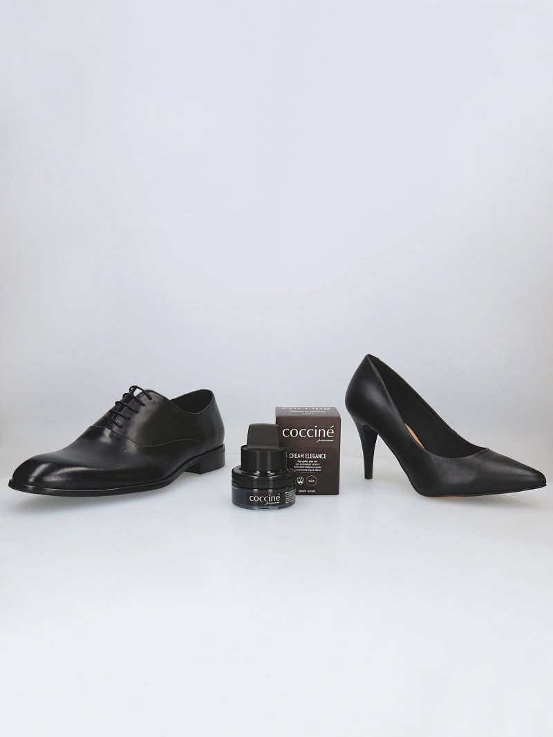 Black shoe cream, Coccine, DA0007-01, Konopka Shoes