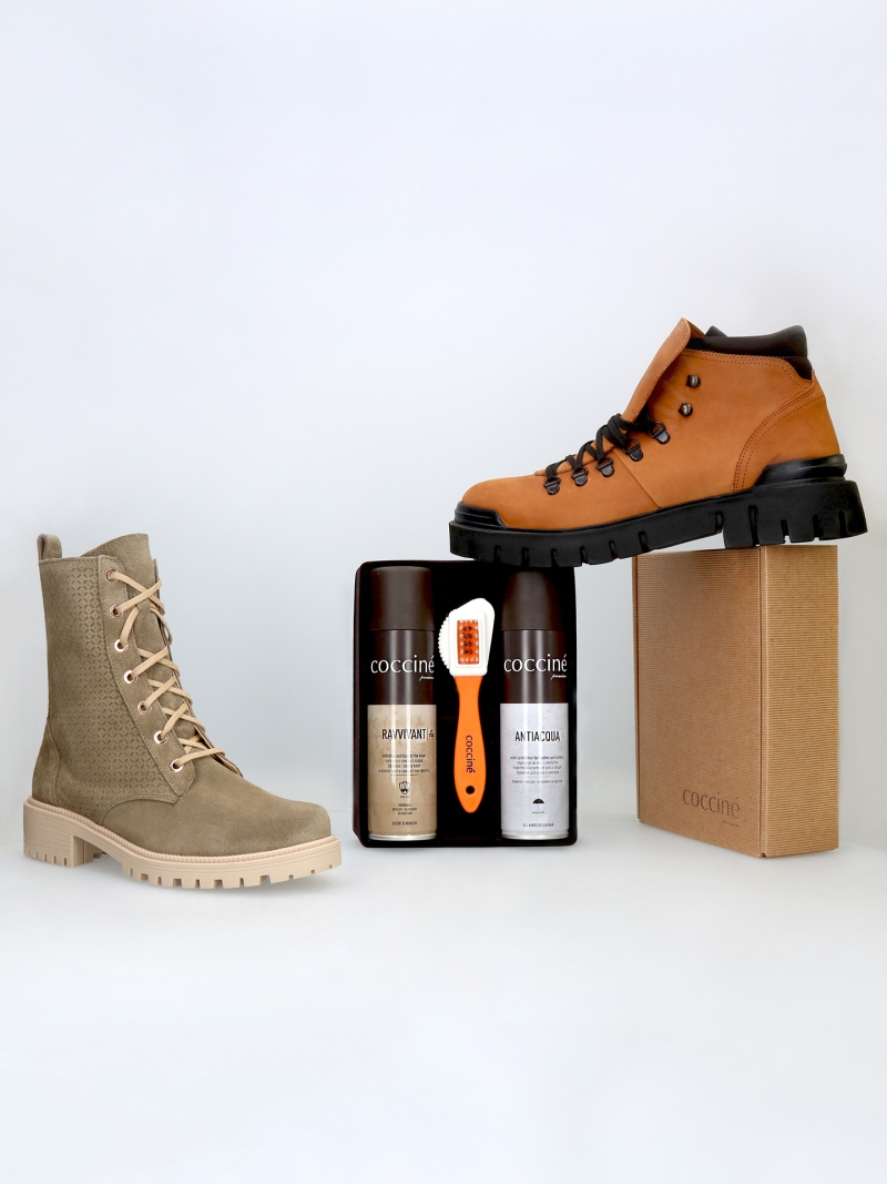 Suede shoe kit colorless, Coccine, DA0043-01, Konopka Shoes
