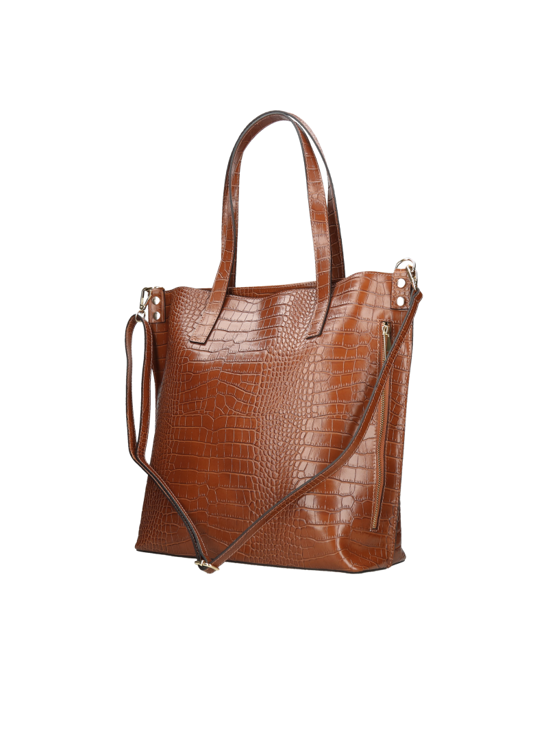 Brown handbag Shaula, LI0179-02, Konopka Shoes