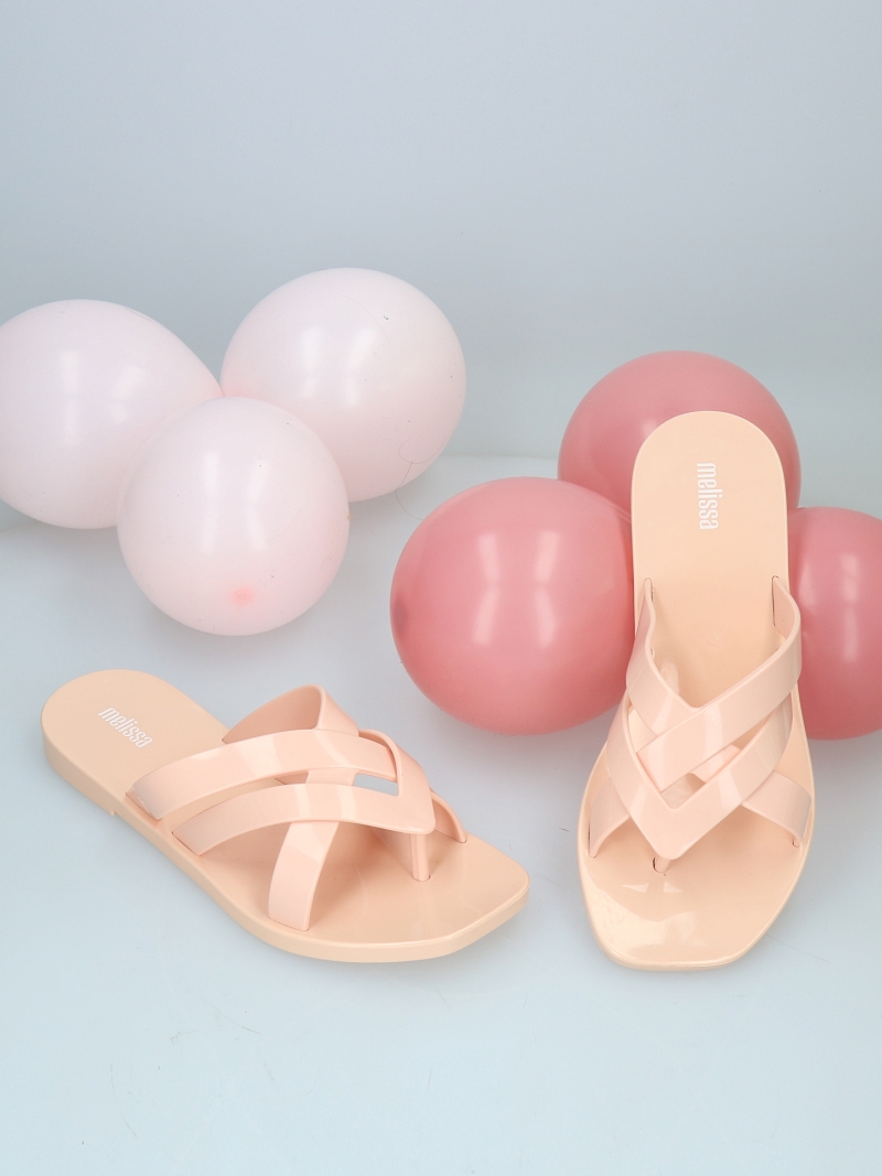 Pink flip flops Lana, Melissa, Flip flops, ME0406-01, Konopka Shoes
