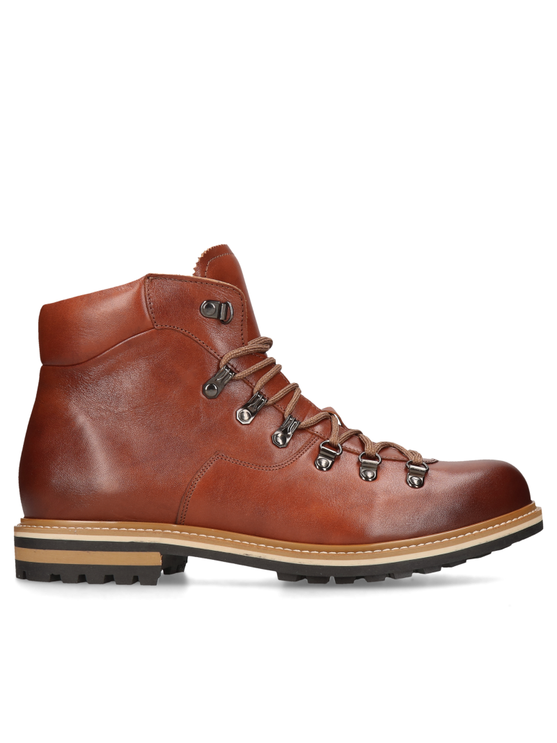 Brown boots Olivier, Conhpol - Polish production, Boots, CE6140-05, Konopka Shoes