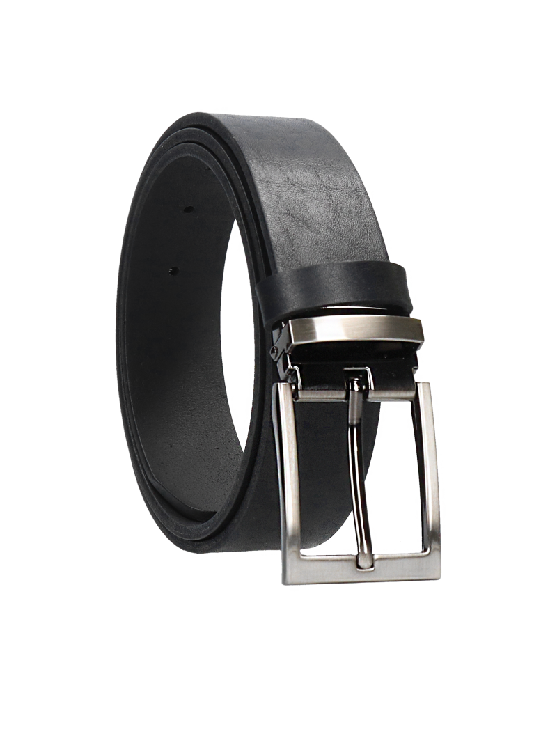 Black men's belt, Konopka Shoes