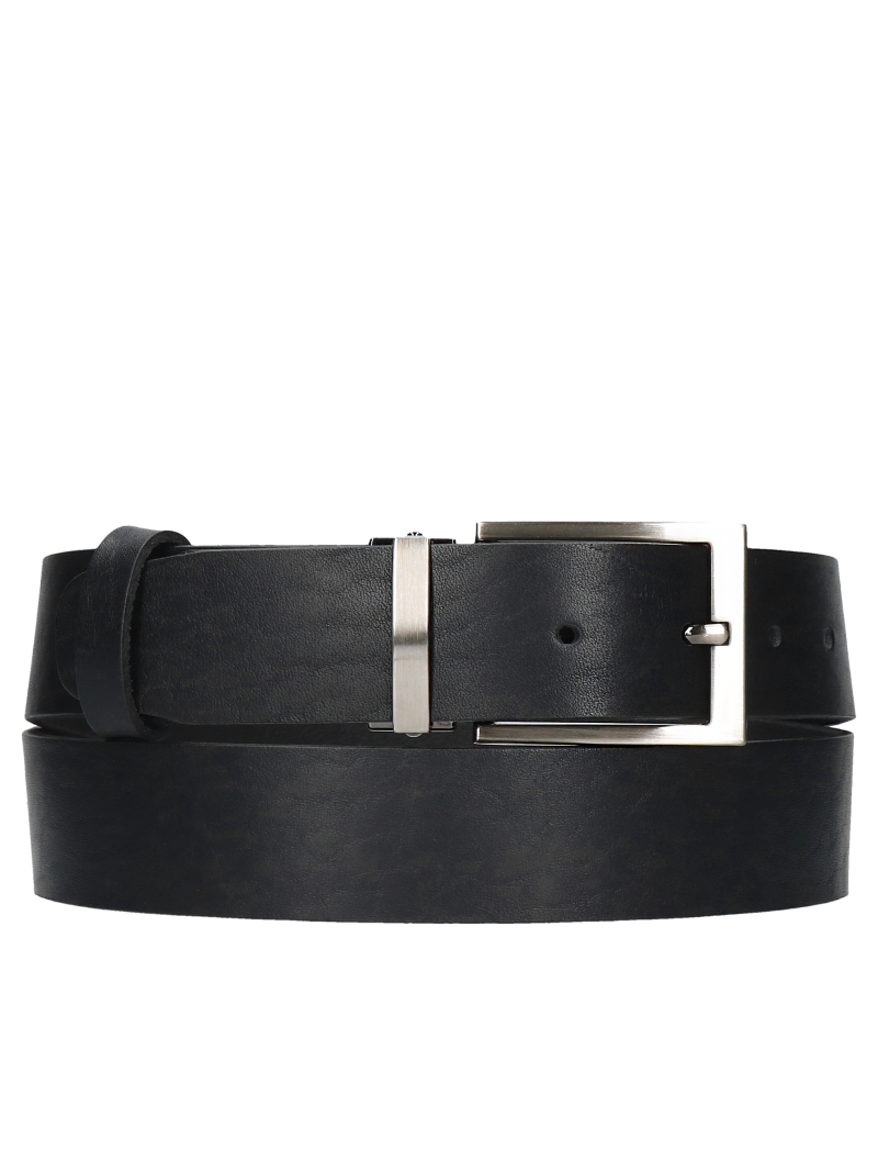 Black men's belt, Konopka Shoes