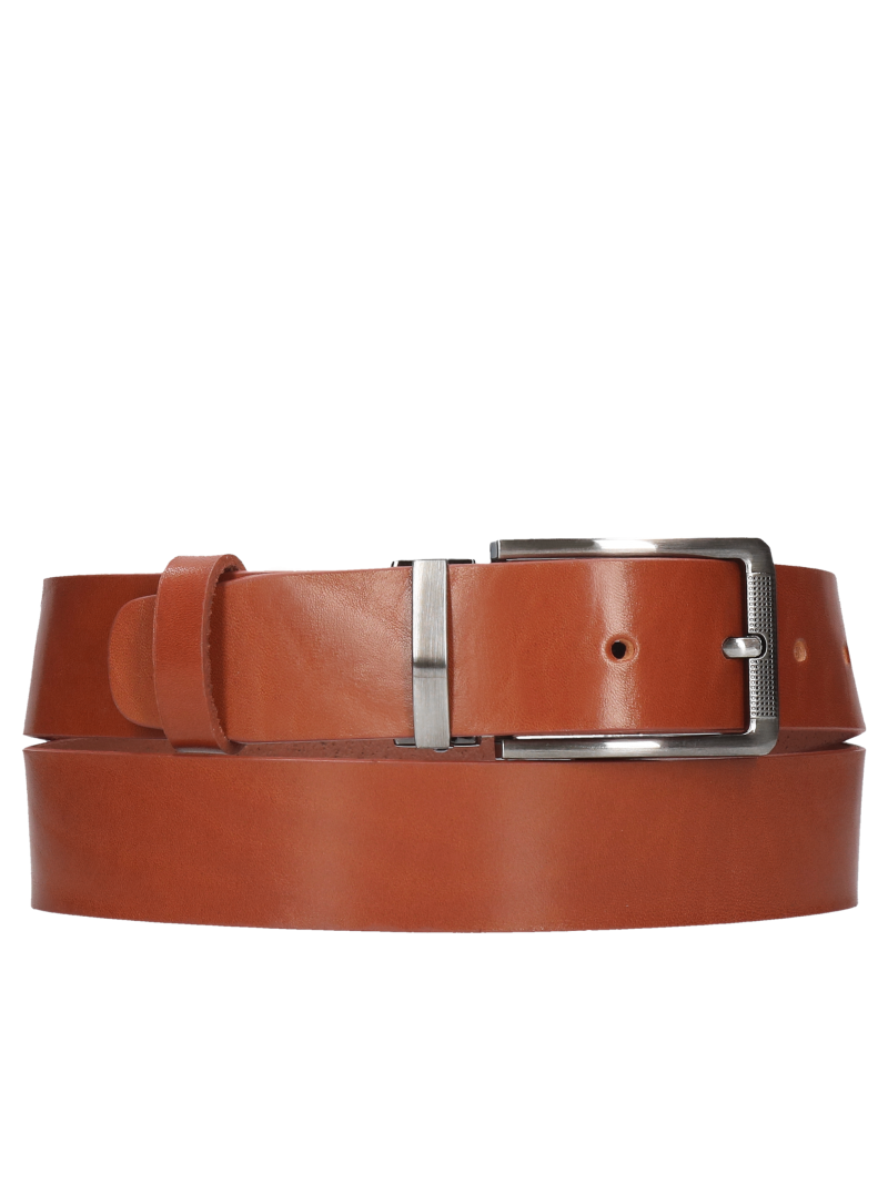 Brown men's belt, Konopka Shoes