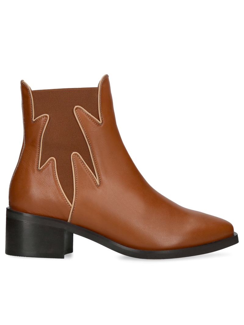 Brown chelsea boots Yasemin, Conhpol Bis - Polish production, BI5753-02, chelsea boots, Konopka Shoes
