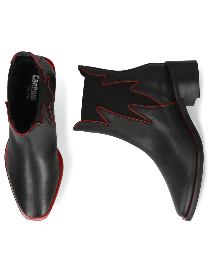 Black chelsea boots Yasemin, Conhpol Bis - Polish production, BI5753-01 ...