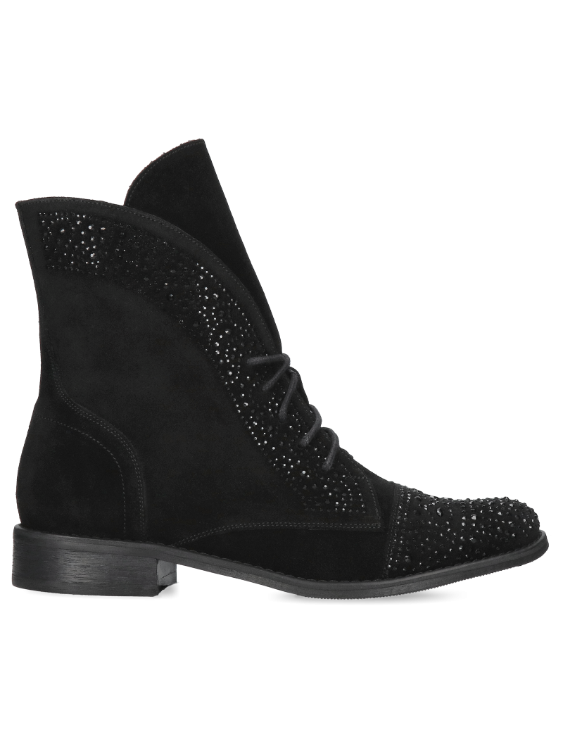 Black boots Celinka, Ankle boots, DU0017-01, Konopka Shoes