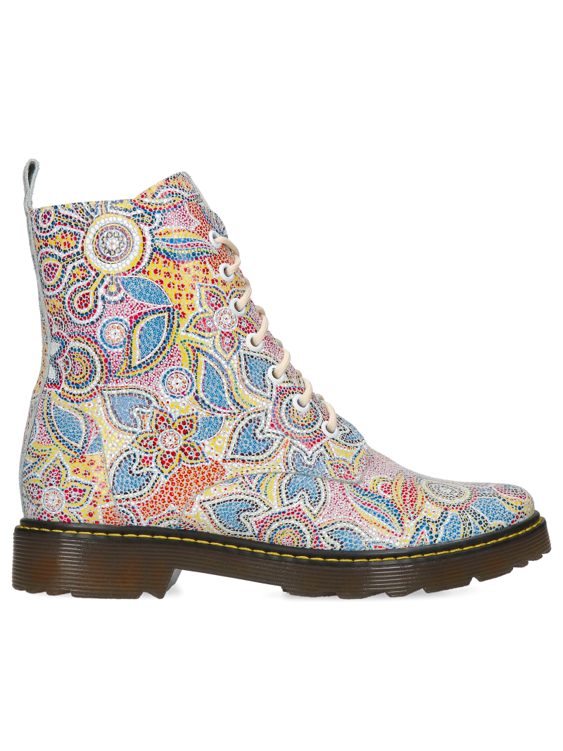 Colorful boots Marion, Conhpol Relax - Polish production, Biker & worker boots, RE2618-09, Konopka Shoes