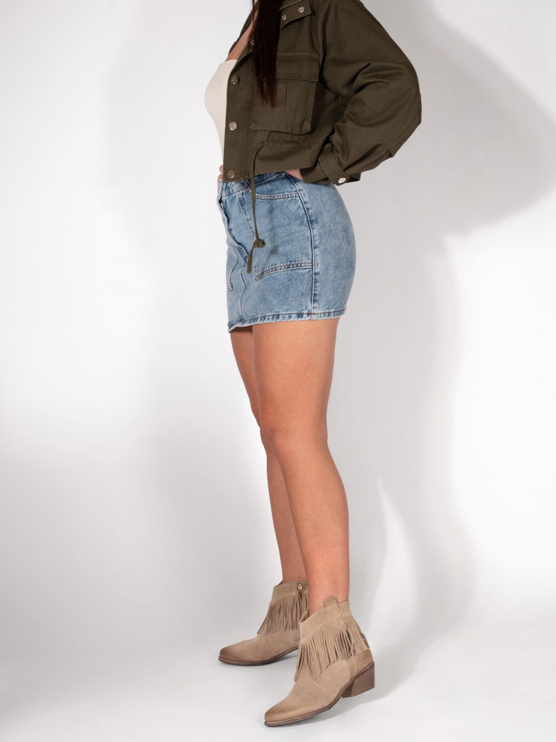 Beige cowgirl boots Matilde leather, DU0020-01, Cowboy boots, Konopka Shoes