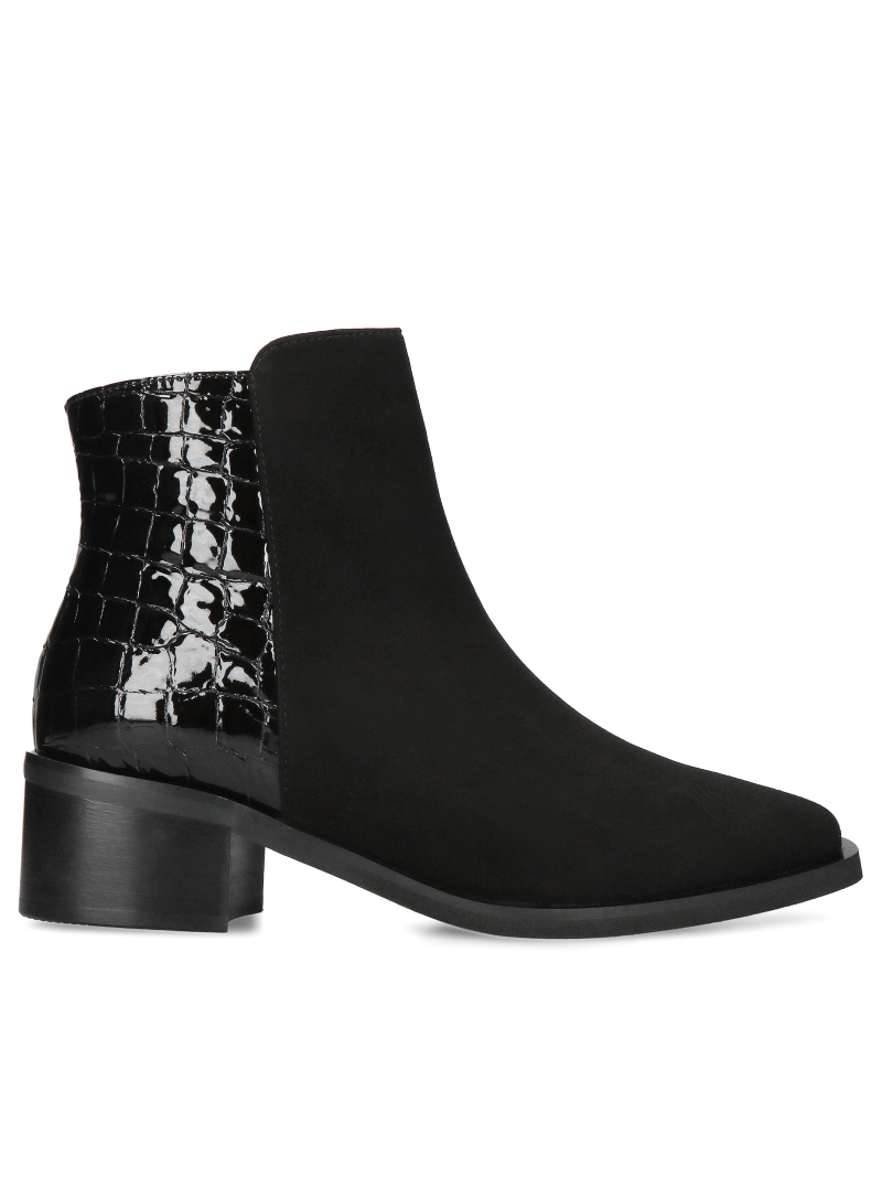Black boots Yasemin, Conhpol Bis - polish production, Ankle boots, BK5720-03, Konopka Shoes