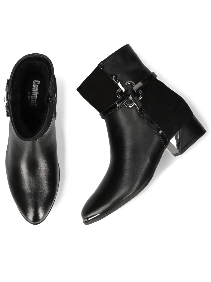 Elegant low-heeled women's boots, original women's boots with low heels