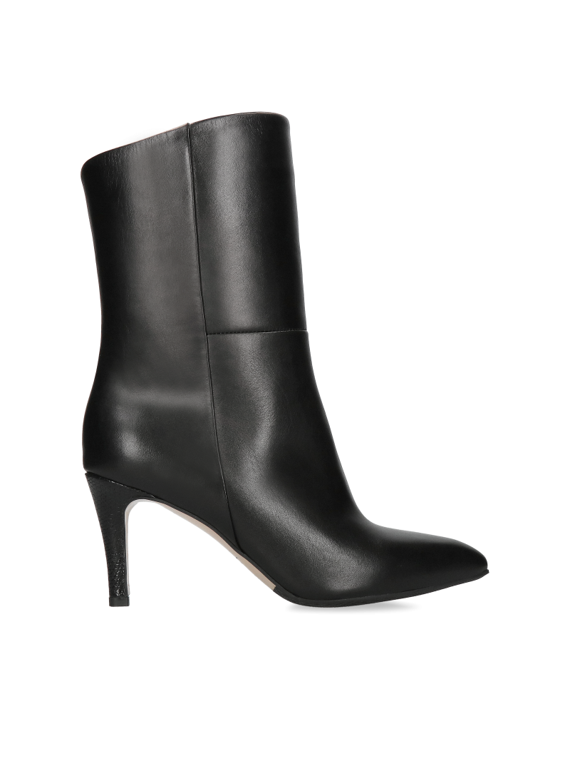 Black leather boots Aura, Visconi, VK0017-01, Boots, Konopka Shoes