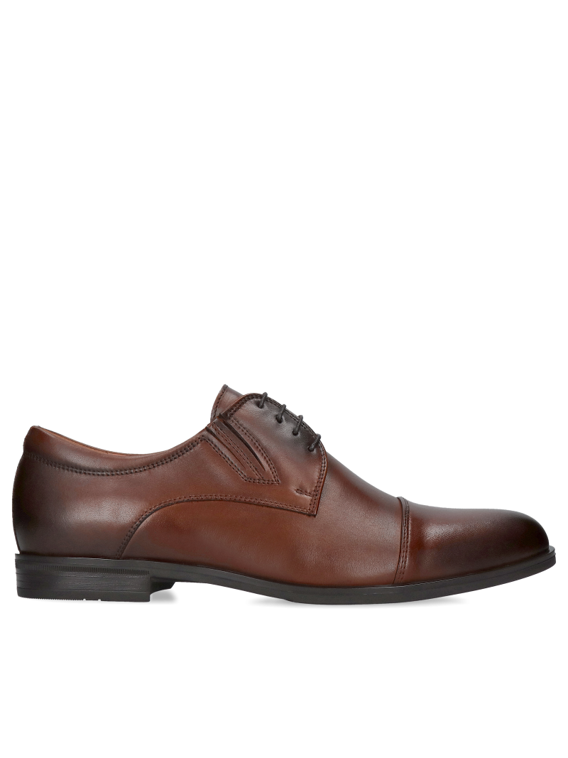 Brown derby shoes Kellen, Conhpol - Polish production, Derby, CI6382-01, Konopka Shoes