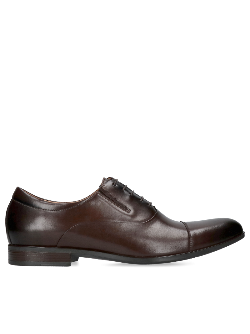 Brown oxford shoes Richard, Conhpol - Polish production, Oxfordy, Konopka Shoes