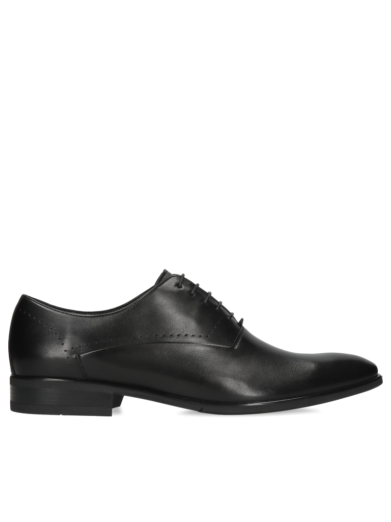 Black oxford shoes Orion, Conhpol - Polish production, Oxfordy, Konopka Shoes