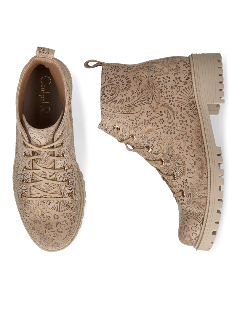 Beige boots Peppy, Conhpol Relax - Polish production, Boots, RE2754-01, Konopka Shoes Beige boots Peppy, Conhpol Relax - Polish production, Boots, RE2754-01, Konopka Shoes