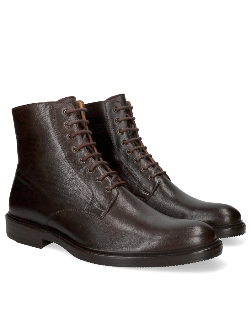 Brown boots Miron, Conhpol - Polish production, Boots