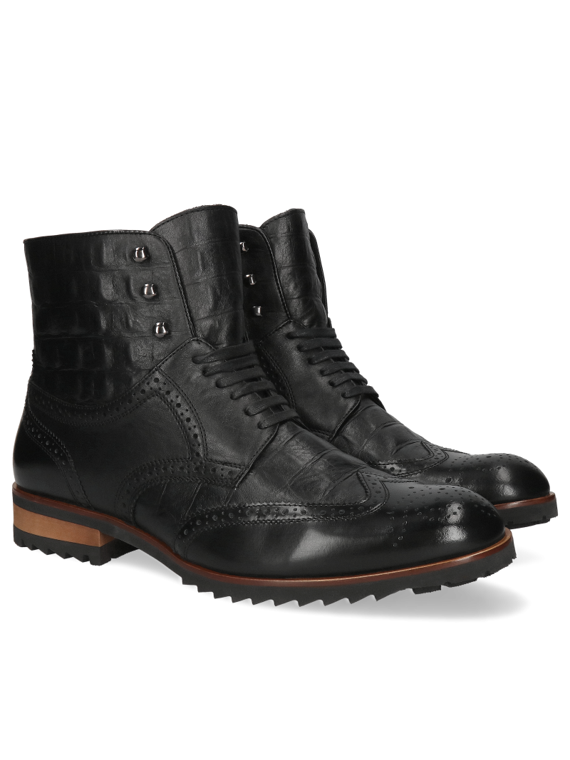 Trzewiki Tomy II - CF0025-01, Conhpol - Polish production, Boots, Konopka Shoes