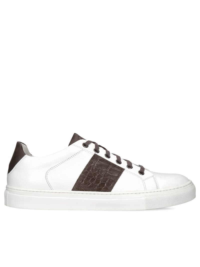 White sneakers Fotyn, Conhpol Dynamic - Polish production, Sports and Sneakers, Konopka Shoes