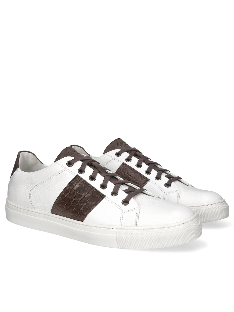 White sneakers Fotyn, Conhpol Dynamic - Polish production, Sports and Sneakers, Konopka Shoes