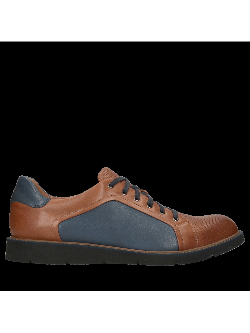 Brown-Navy blue shoes Timo, Conhpol Dynamic - Polish production, Sports and Sneakers, Konopka Shoes