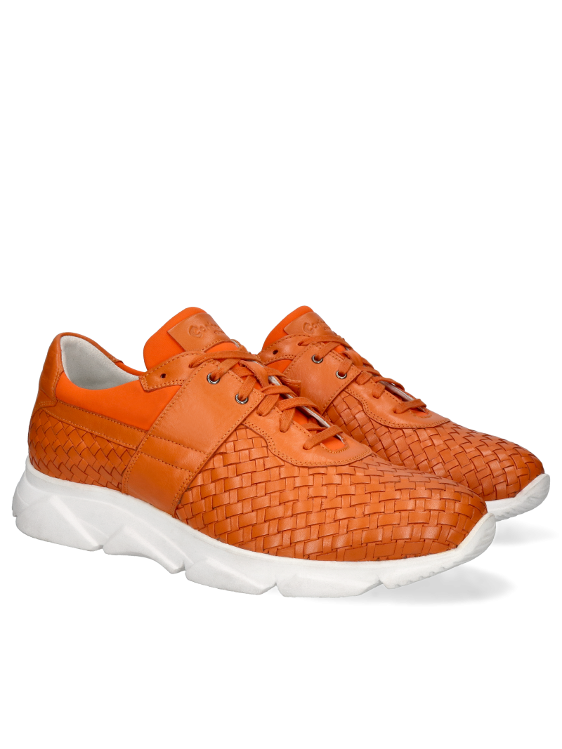 Orange sneakers Jazon, Conhpol Dynamic - Polish production, Sports and Sneakers, Konopka Shoes