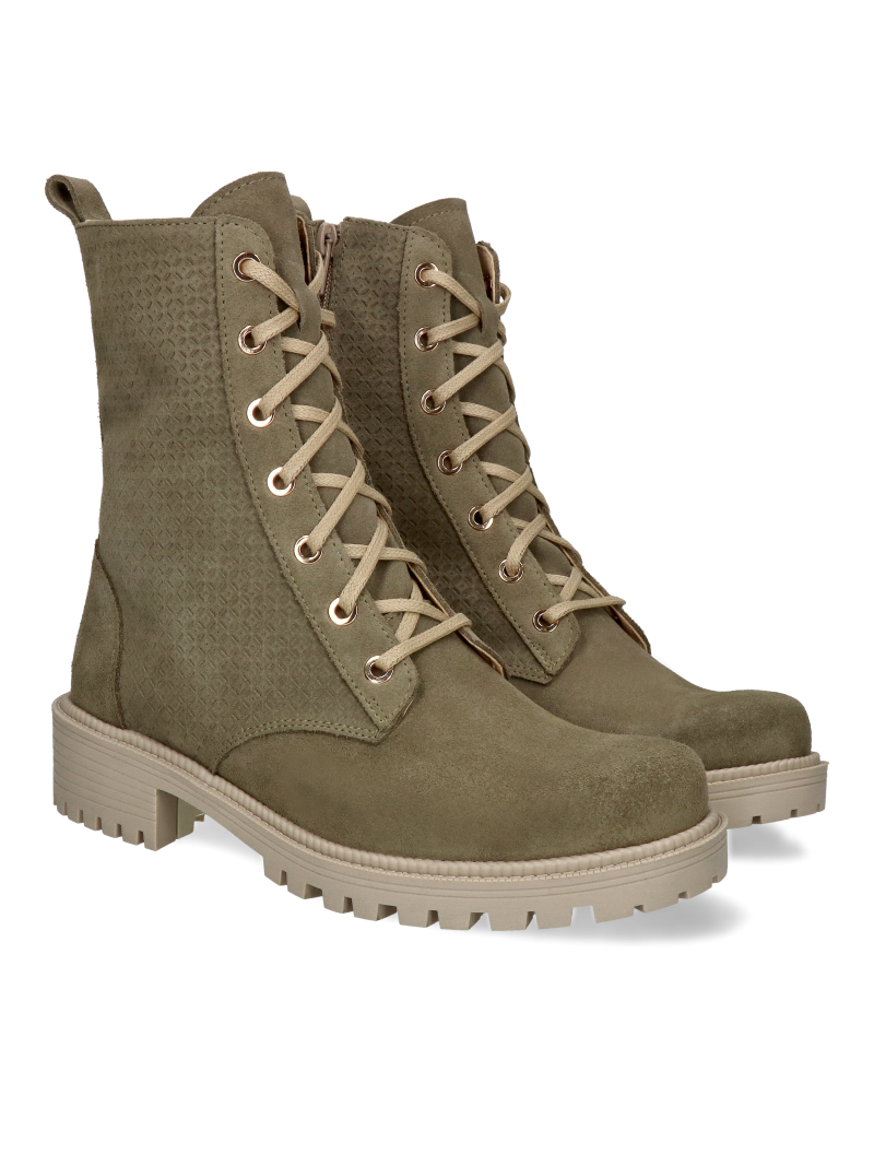 Green boots Peppy, Conhpol Relax - Polish production, Biker & worker boots, RE2613-03, Konopka Shoes Green boots Peppy, Conhpol Relax - Polish production, Biker & worker boots, RE2613-03, Konopka Shoes