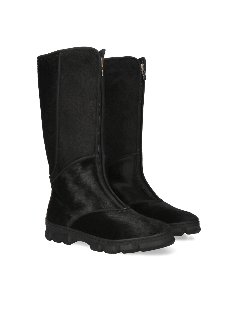 Black boots Wilma, Conhpol Bis - Polish production, BK5615-01, Boots, Konopka Shoes