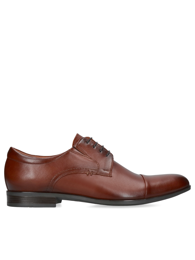 Brown shoes Richard, Conhpol - Polish production, Derby shoes, CE6182-02, Konopka Shoes