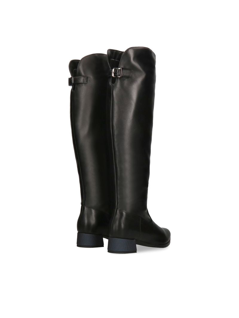 Black boots Drina, Conhpol Bis - Polish production, Boots, BK5764-01, Konopka Shoes