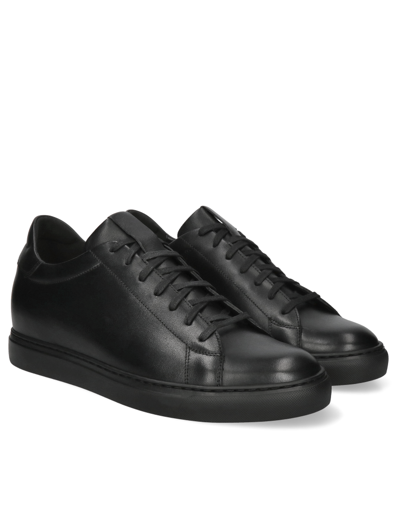 Black, elevator shoes Xavier +6 cm, Conhpol Dynamic - Polish production, Sneakers, SH2682-02, Konopka Shoes
