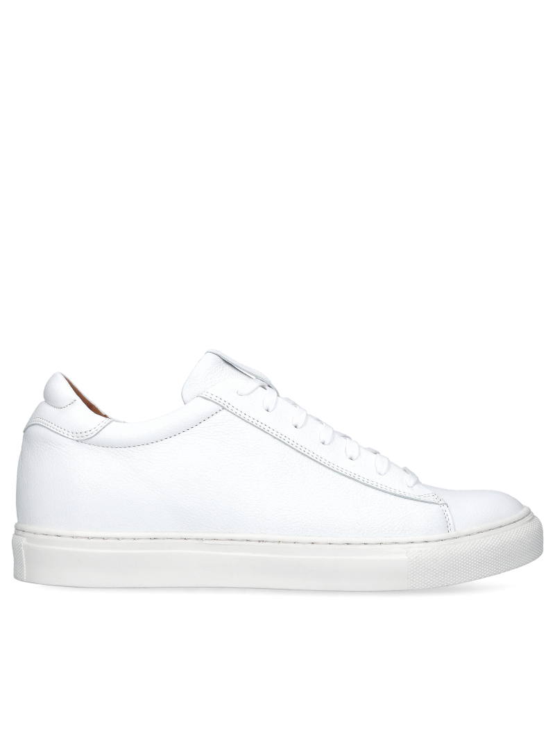 White elevator shoes Xavier +6 cm, Conhpol Dynamic - Polish production, Sneakers, SH2569-01, Konopka Shoes