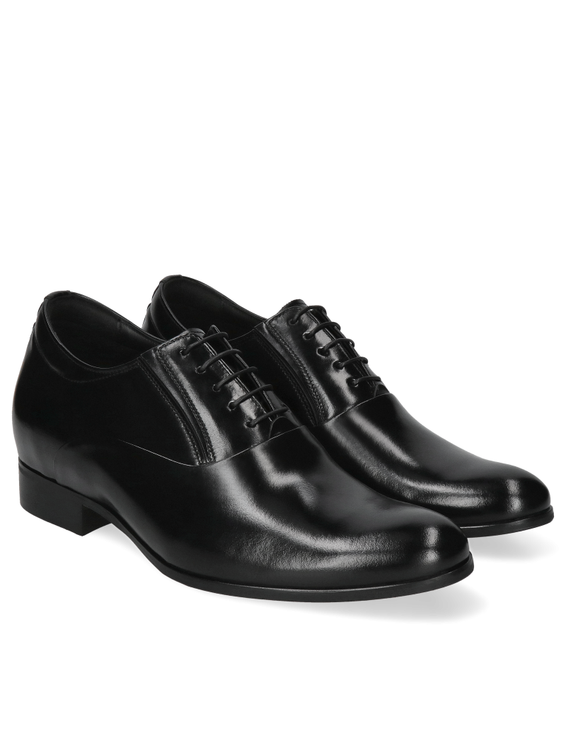 Business shoes to increase height, men's shoes black
