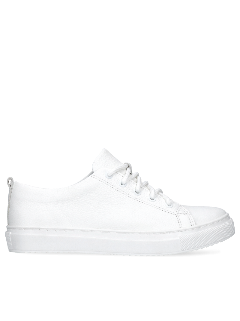 White, leather sneakers Cruz, Kampa - Polish production, KP0020-02, Sneakers, Konopka Shoes