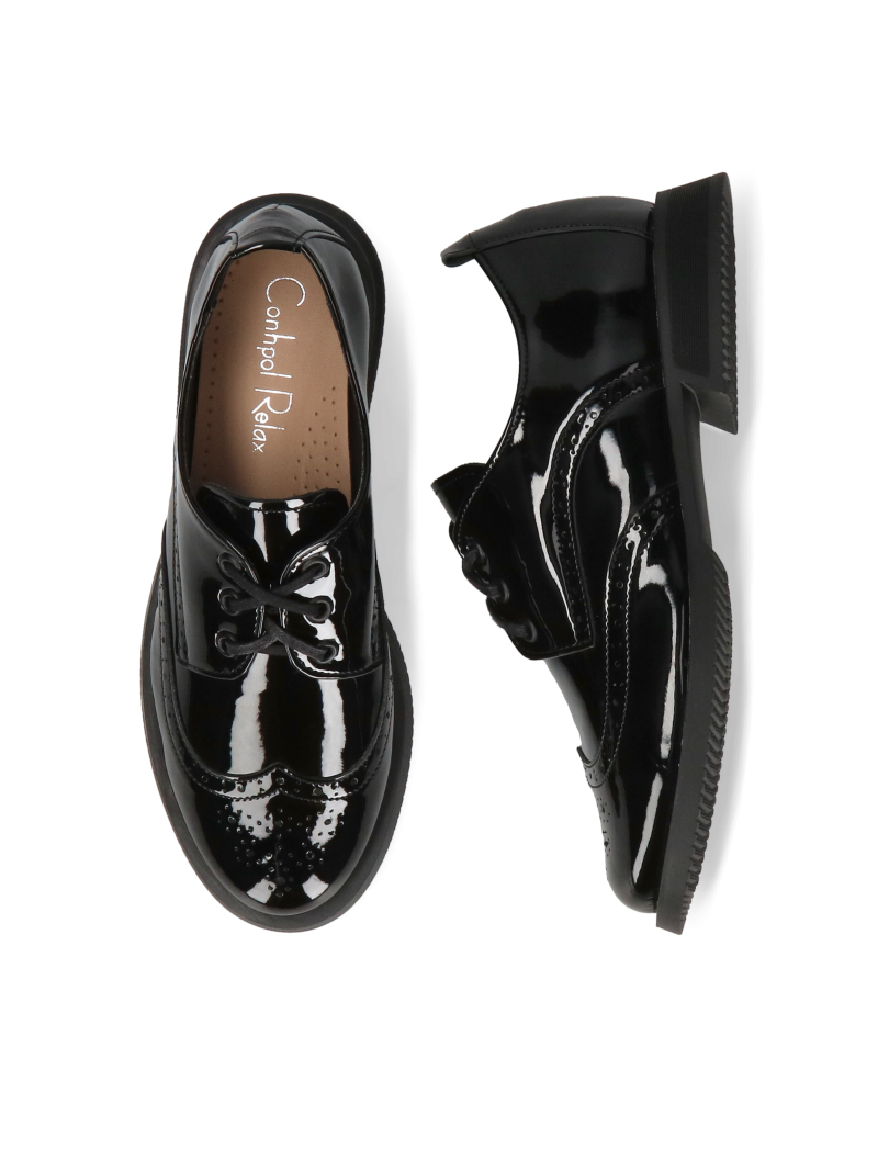 Women's natural leather lace-up shoes for work and everyday wear Women's natural leather lace-up shoes for work and everyday wear