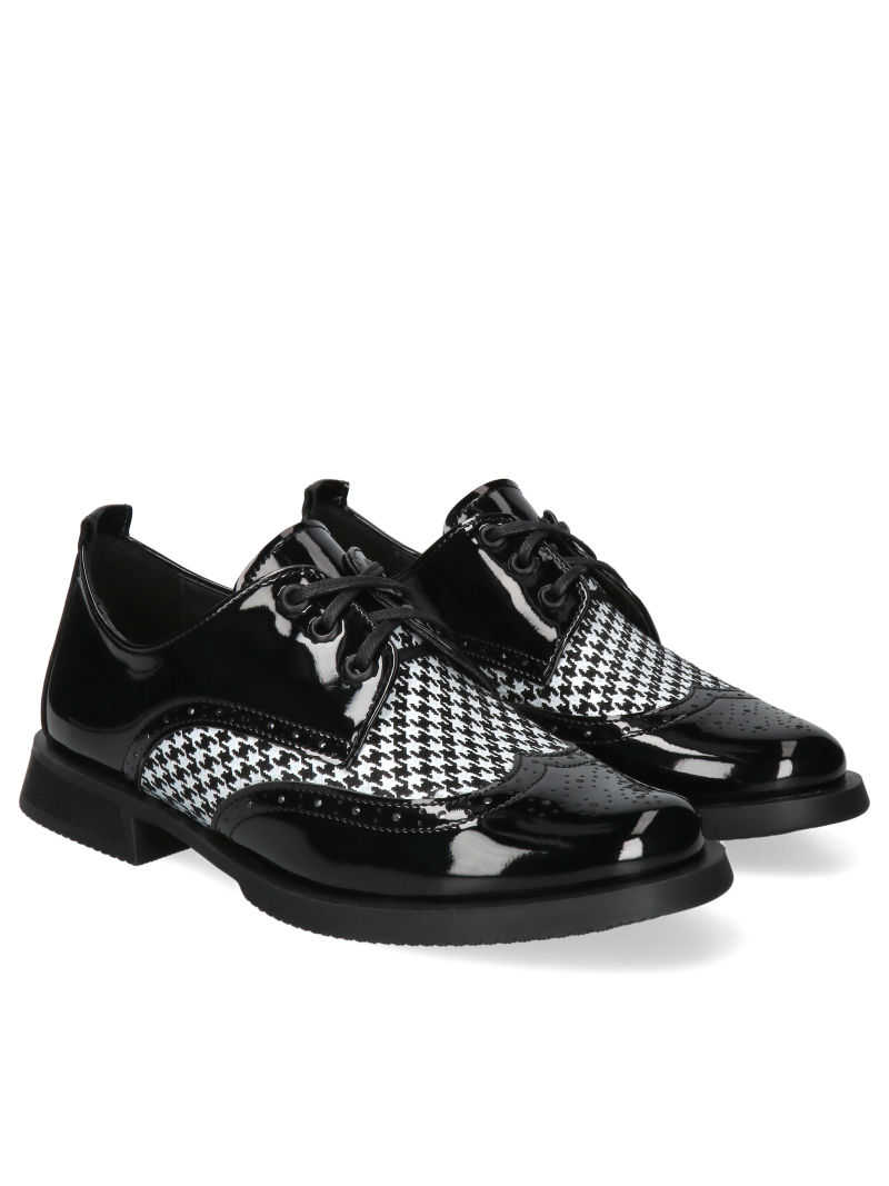 Black, patent leather shoes Julia, Conhpol Relax - Polish production, RE2761-02, Shoes, Konopka Shoes