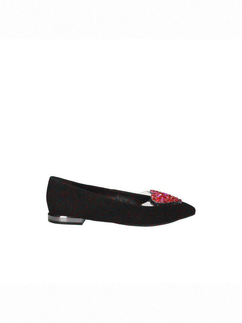 Women's gold ballerinas for wedding, elegance at its best