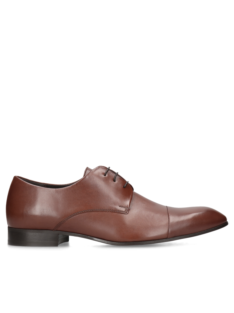 Brown Shoes Kevin, Conhpol - Polish production, Derby, CE4648-02, Konopka Shoes