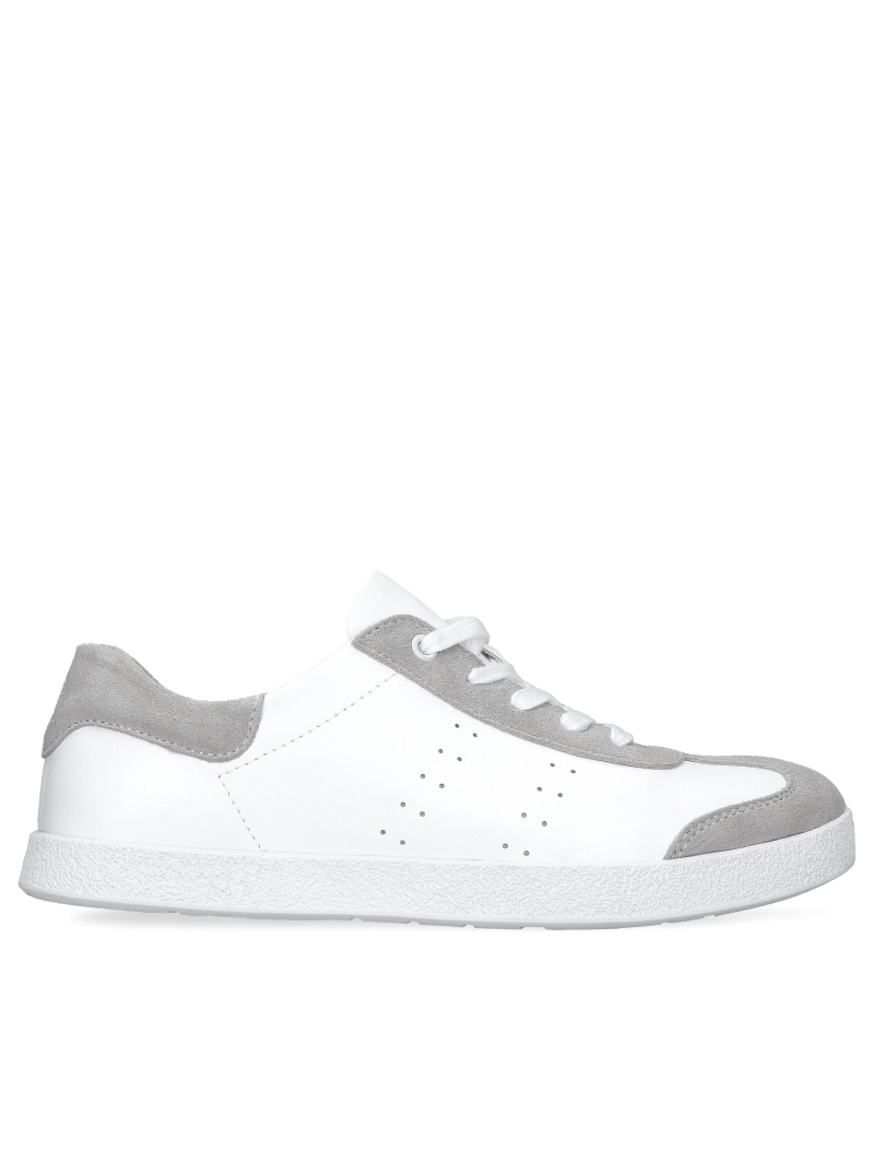 White sneakers for women Lilih, Sneakers, GG0001-01, Konopka Shoes