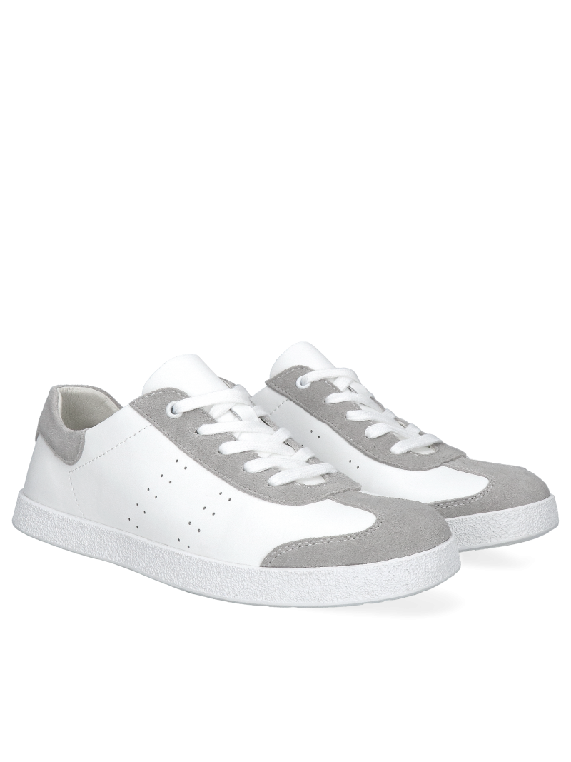 White sneakers for women Lilih, Sneakers, GG0001-01, Konopka Shoes