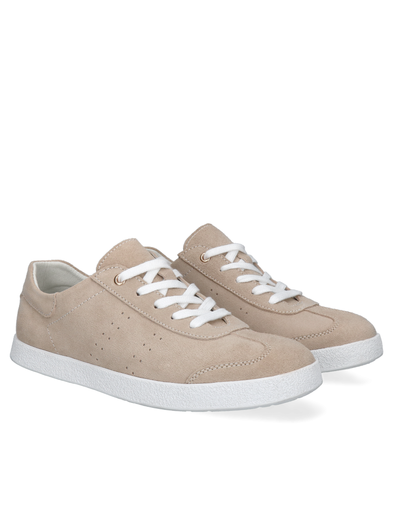 Beige sneakers for women Lilih, Sneakers, GG0001-03, Konopka Shoes