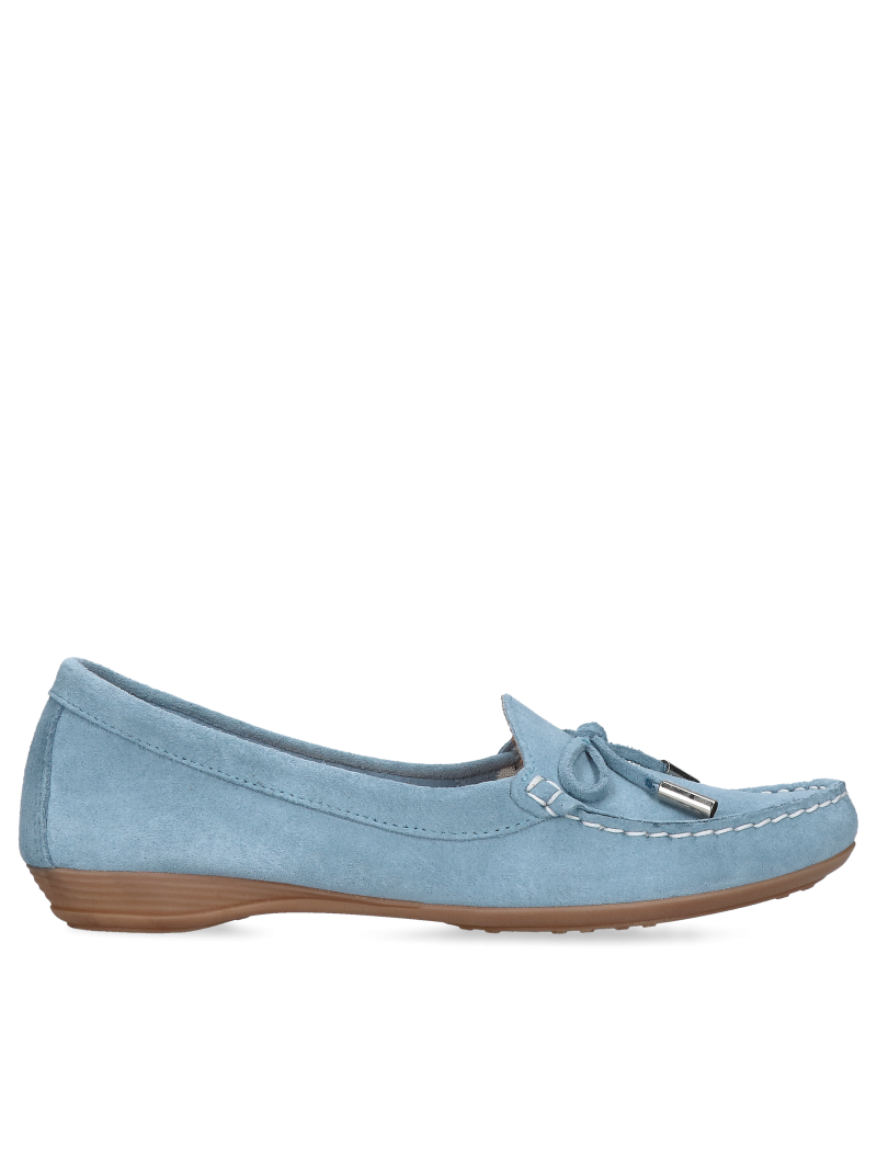 Blue, leather moccasins Filipe Shoes, FI0393-07, Loafers and moccasins, Konopka Shoes