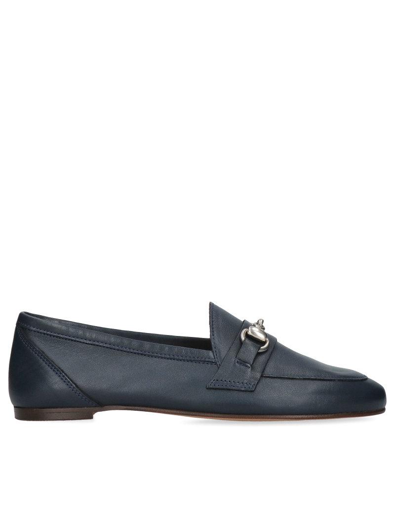 Navy blue moccasins Filipe Shoes, Filipe Shoes, FI0404-01, Loafers and moccasins, Konopka Shoes