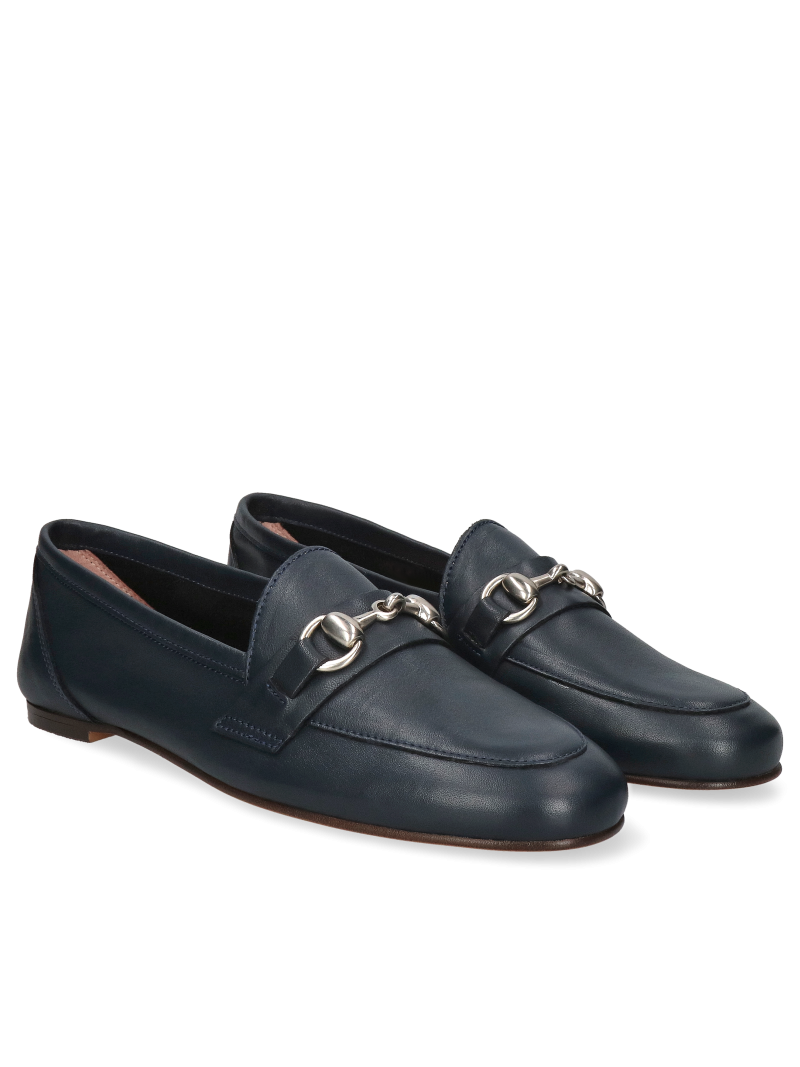 Navy blue moccasins Filipe Shoes, Filipe Shoes, FI0404-01, Loafers and moccasins, Konopka Shoes