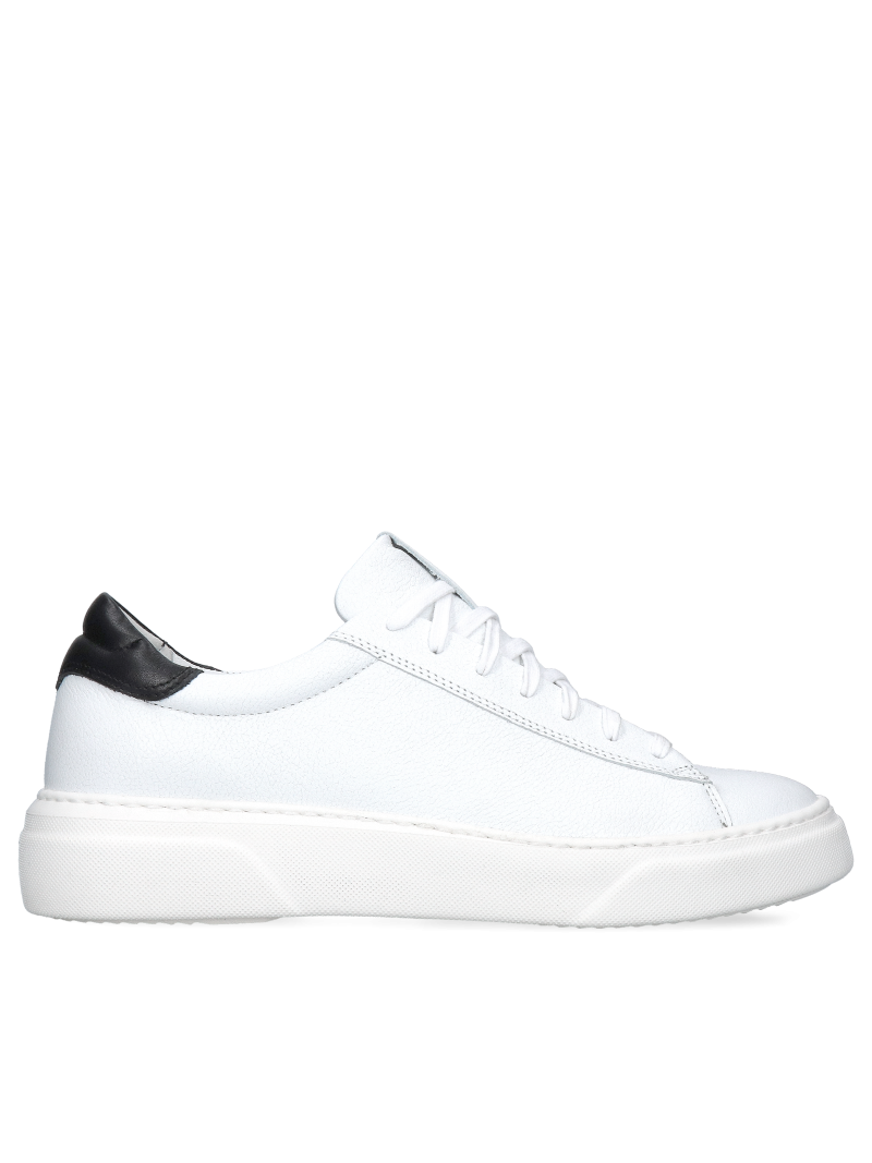 White shoes Cillian, Conhpol Dynamic - Polish production, SD2583-01, Sneakers, Konopka Shoes